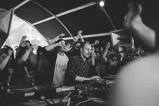 Midland playing a DJ set at Dekmantel Festival in 2017