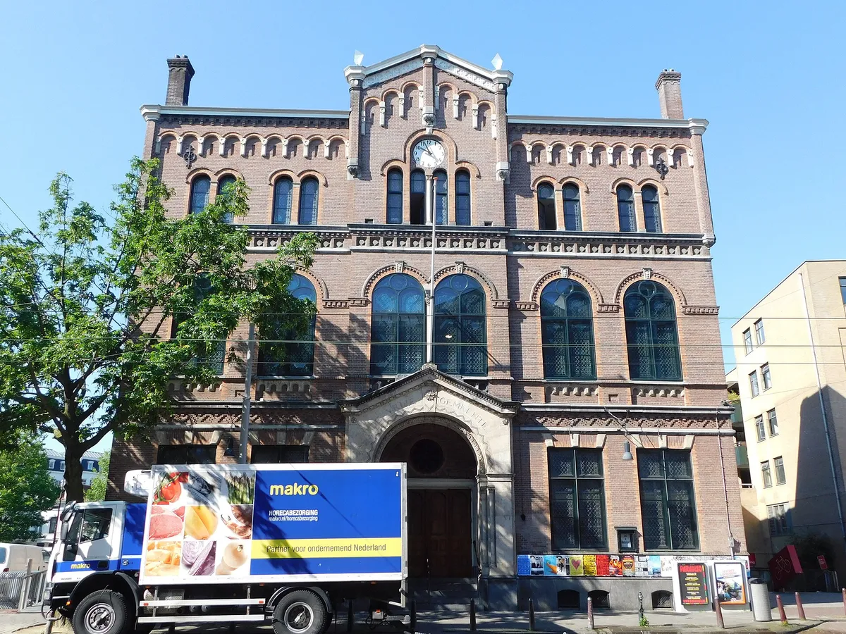 The front of Paradiso in Amsterdam in June 2018