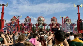 The Red main stage at Defqon.1 in 2024