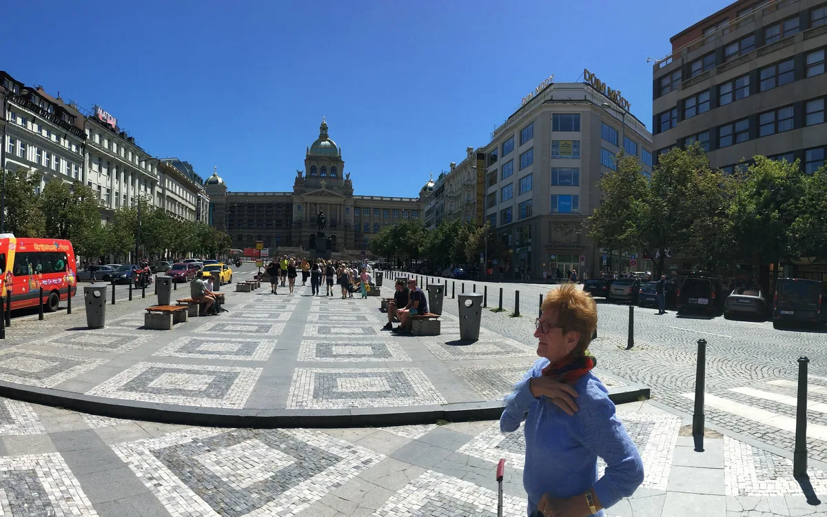 The National Museum at the top of Wenceslas Square in Prague