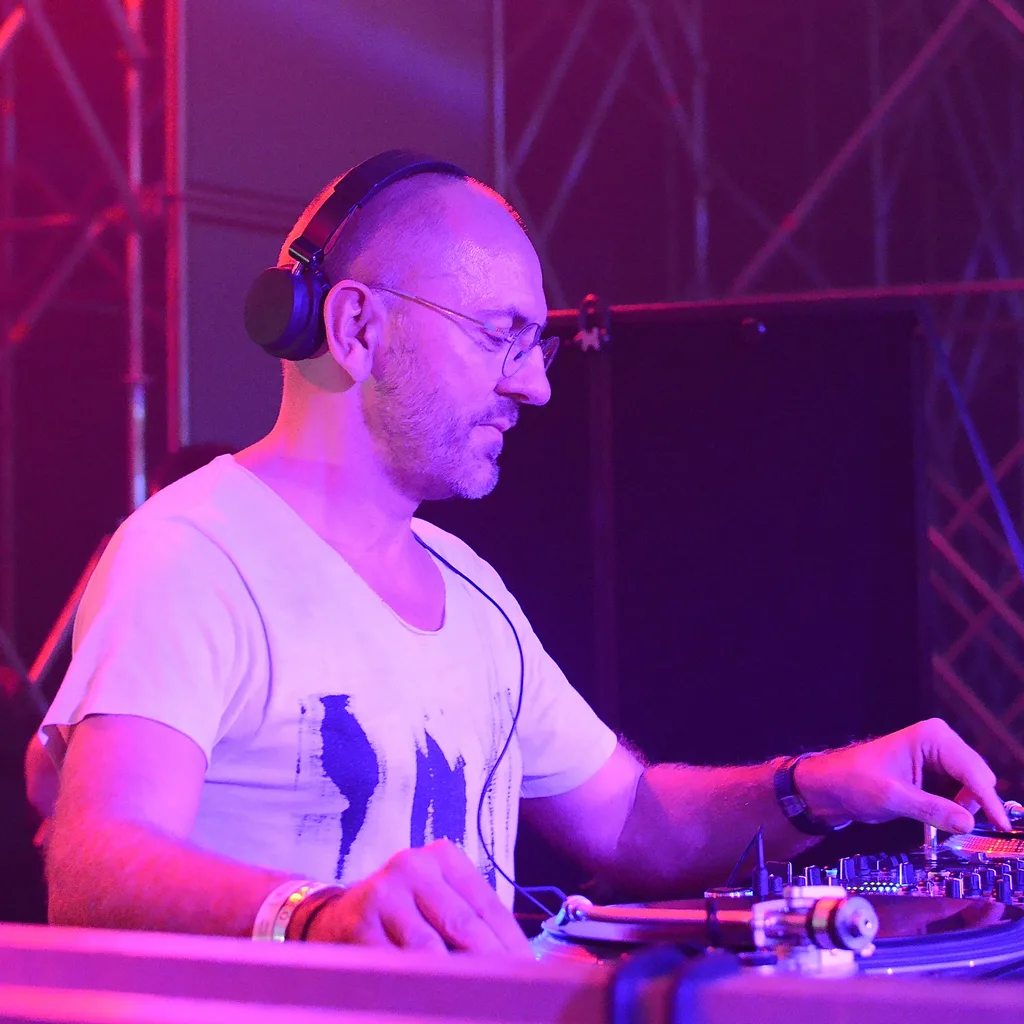 Sven Väth DJing at Mayday in 2014