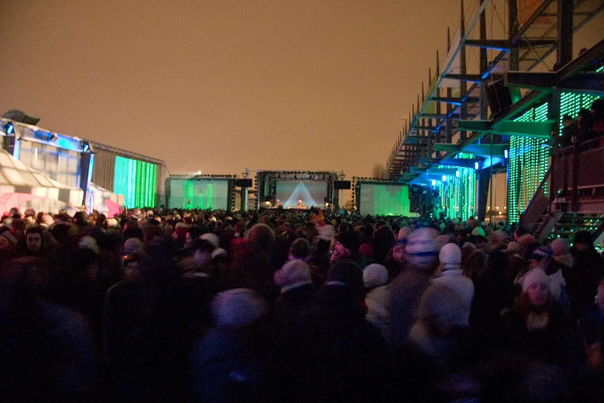 Igloofest in Montreal in January 2009